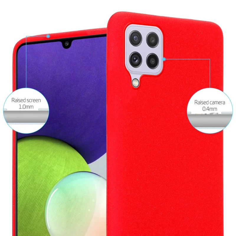 Cadorabo Hülle kompatibel mit Samsung Galaxy A22 4G / M22 / M32 4G Schutzhülle aus flexiblem TPU Silikon