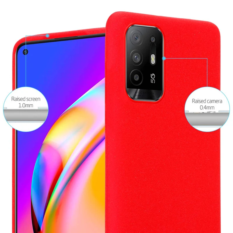 Cadorabo Hülle kompatibel mit Oppo A94 5G Schutzhülle aus flexiblem TPU Silikon