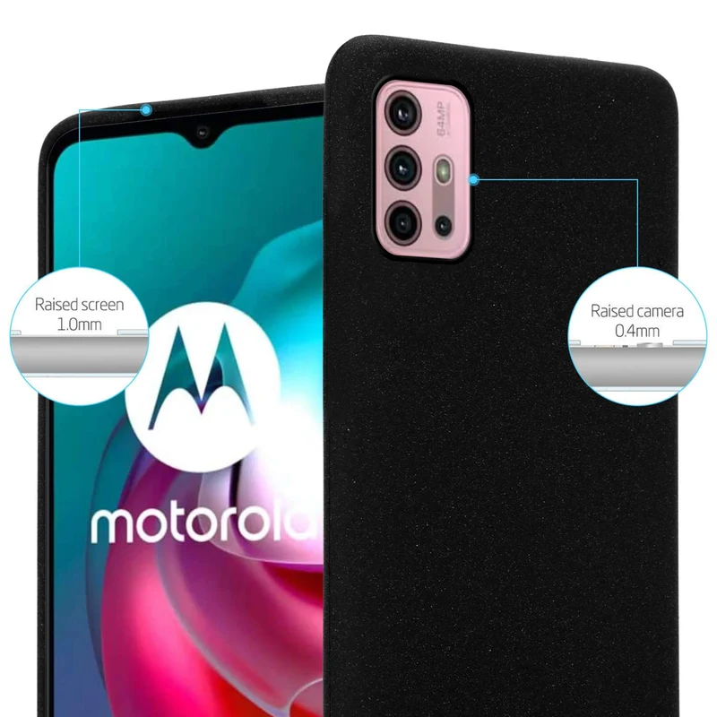 Cadorabo Hülle kompatibel mit Motorola MOTO G10 / G30 Schutzhülle aus flexiblem TPU Silikon