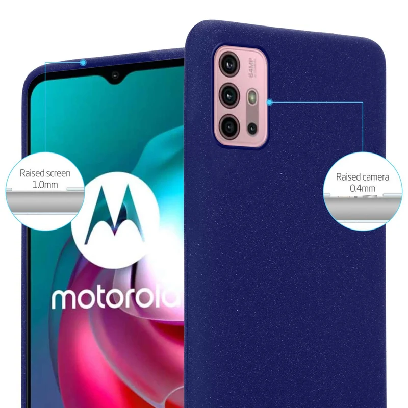 Cadorabo Hülle kompatibel mit Motorola MOTO G10 / G30 Schutzhülle aus flexiblem TPU Silikon