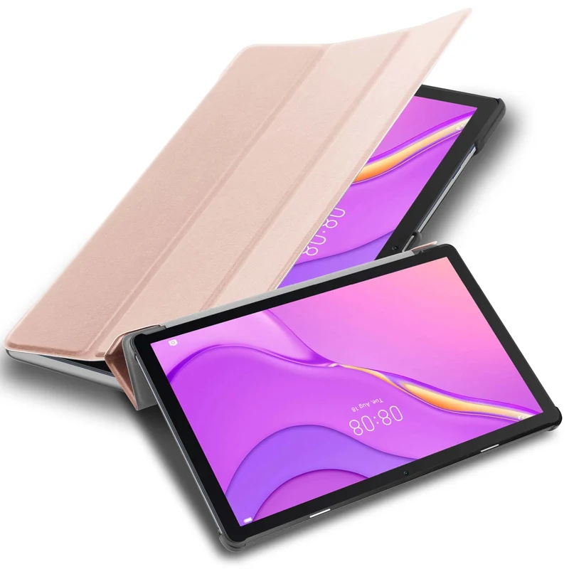 Cadorabo Tablet Hülle kompatibel mit Huawei MatePad T 10 (9.7 Zoll) / T 10s (10.1 Zoll) Ultra Dünne Schutzhülle OHNE Auto Wake Up und Standfunktion