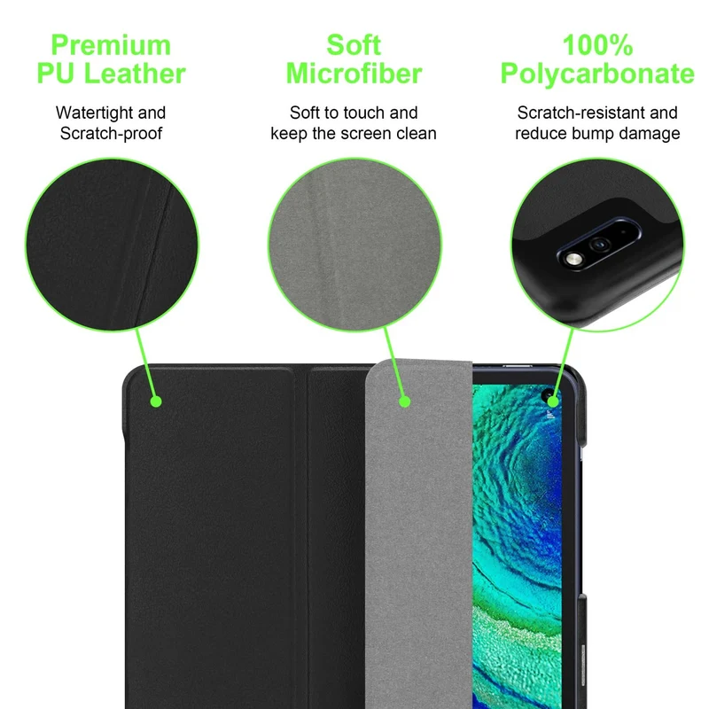 Cadorabo Tablet Hülle kompatibel mit Huawei MatePad PRO (10.8 Zoll) Ultra Dünne Schutzhülle mit Auto Wake Up und Standfunktion