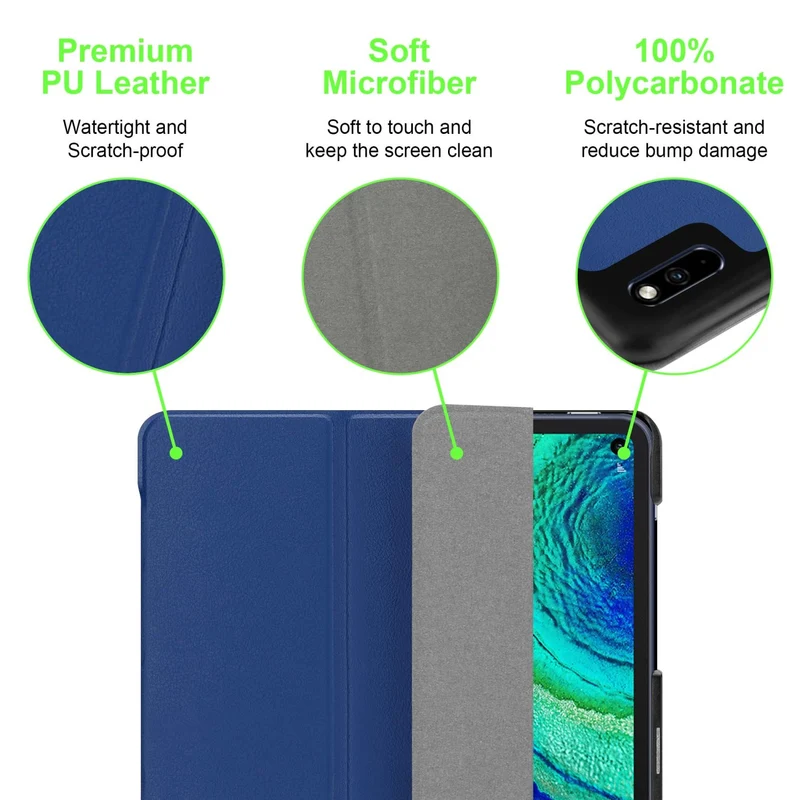 Cadorabo Tablet Hülle kompatibel mit Huawei MatePad PRO (10.8 Zoll) Ultra Dünne Schutzhülle mit Auto Wake Up und Standfunktion