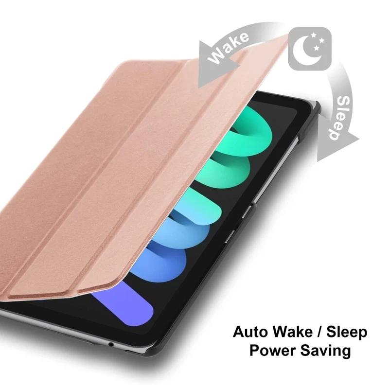 Cadorabo Tablet Hülle kompatibel mit Apple iPad MINI 6 (8.3 Zoll) Ultra Dünne Schutzhülle mit Auto Wake Up und Standfunktion