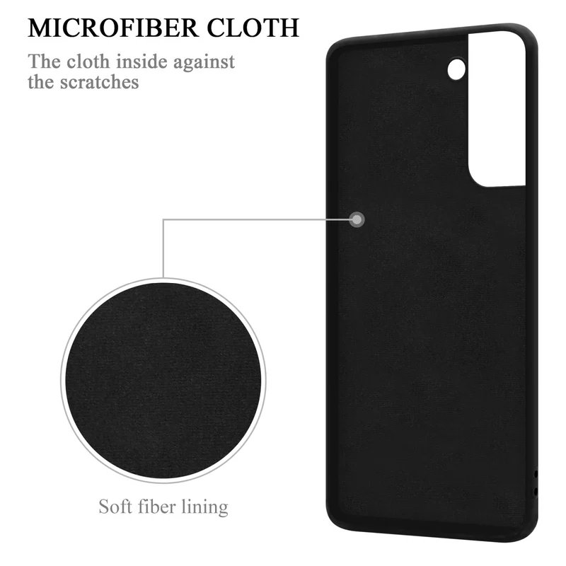 Cadorabo Hülle kompatibel mit Samsung Galaxy S22 Schutzhülle aus flexiblem TPU Silikon mit Ring