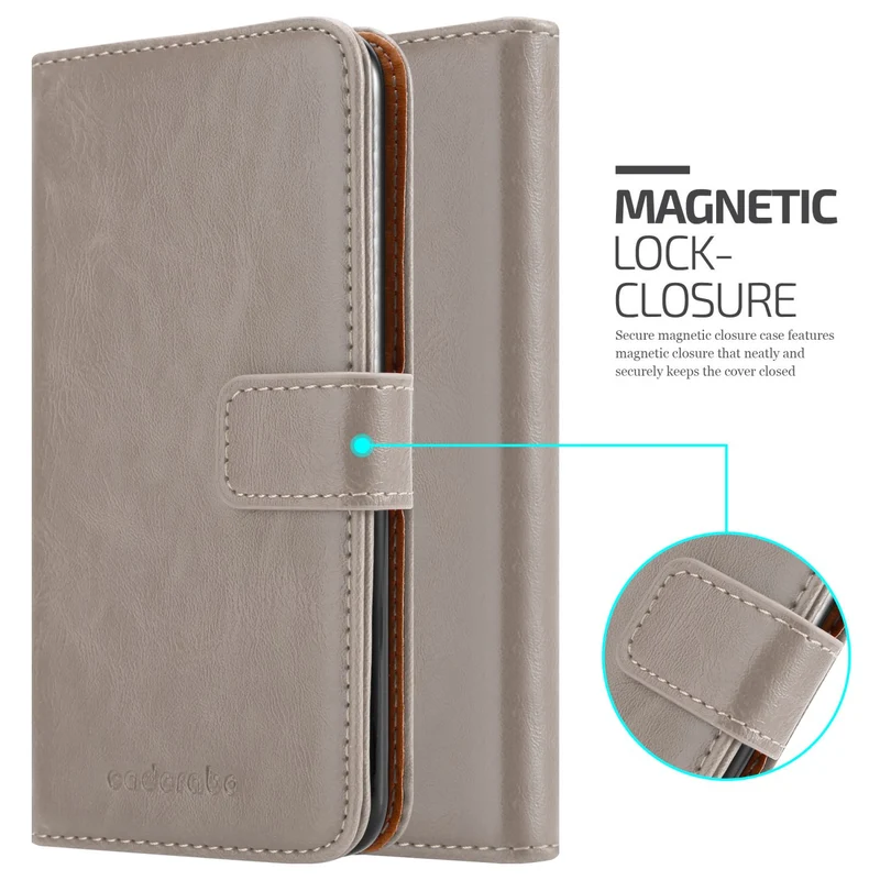 Cadorabo Hülle kompatibel mit Xiaomi RedMi 10 Schutzhülle mit Magnetverschluss, Standfunktion und Kartenfach