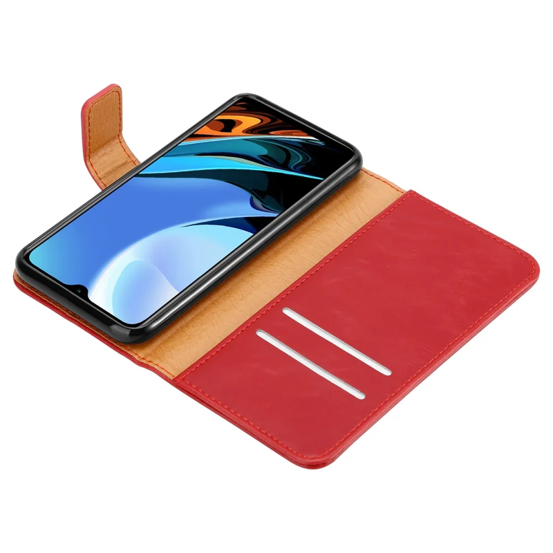 Cadorabo Hülle kompatibel mit Xiaomi RedMi 9T / POCO M3 Schutzhülle mit Magnetverschluss, Standfunktion und Kartenfach