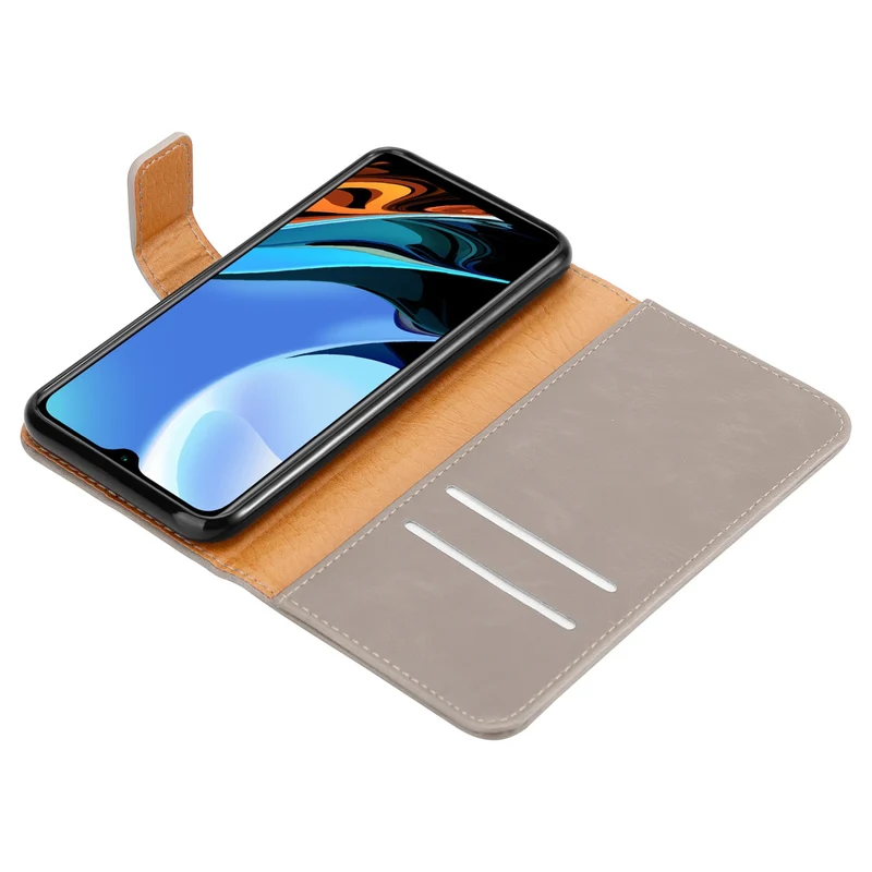 Cadorabo Hülle kompatibel mit Xiaomi RedMi 9T / POCO M3 Schutzhülle mit Magnetverschluss, Standfunktion und Kartenfach