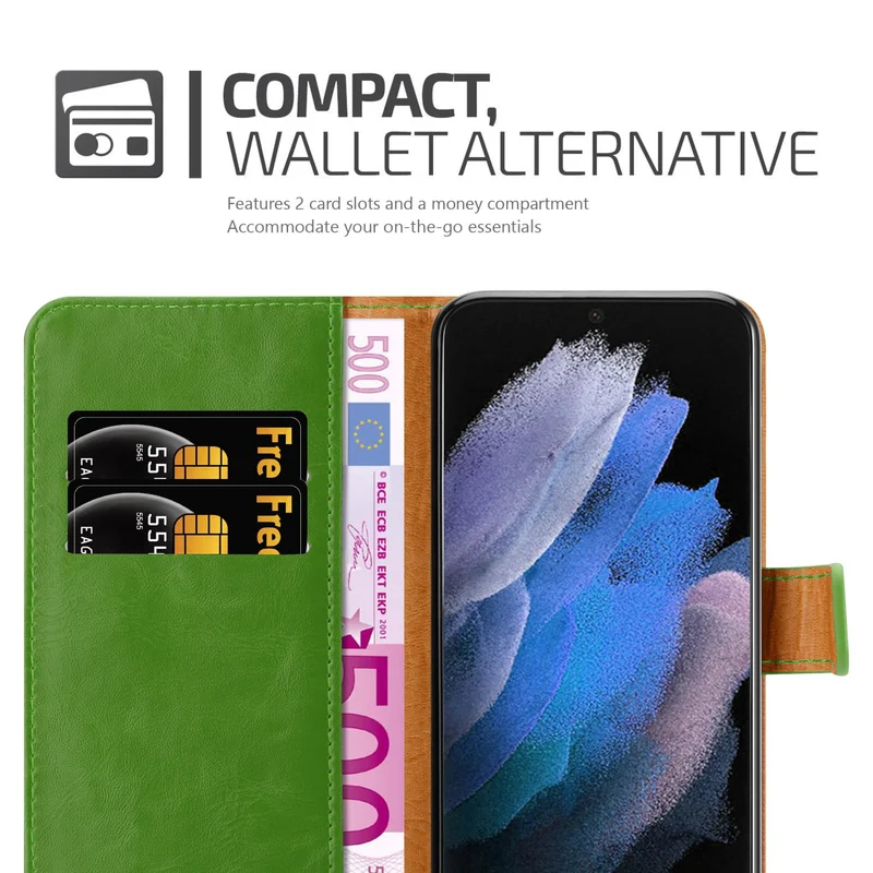 Cadorabo Hülle kompatibel mit Samsung Galaxy S22 ULTRA Schutzhülle mit Magnetverschluss, Standfunktion und Kartenfach
