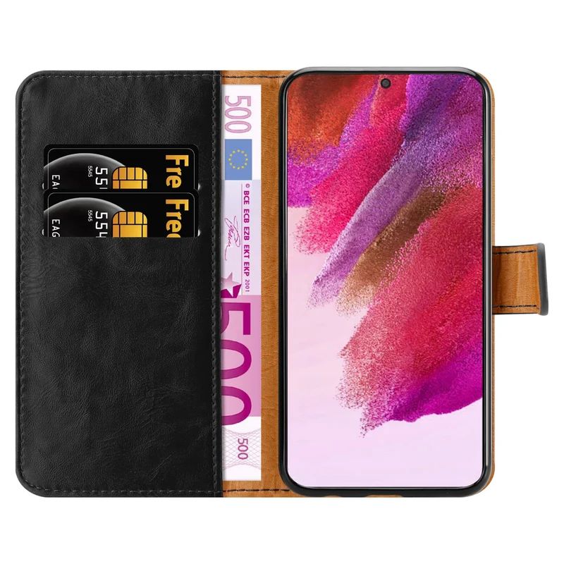 Cadorabo Hülle kompatibel mit Samsung Galaxy S22 PLUS Schutzhülle mit Magnetverschluss, Standfunktion und Kartenfach