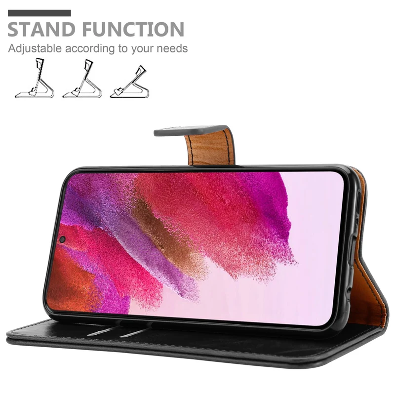 Cadorabo Hülle kompatibel mit Samsung Galaxy S22 PLUS Schutzhülle mit Magnetverschluss, Standfunktion und Kartenfach