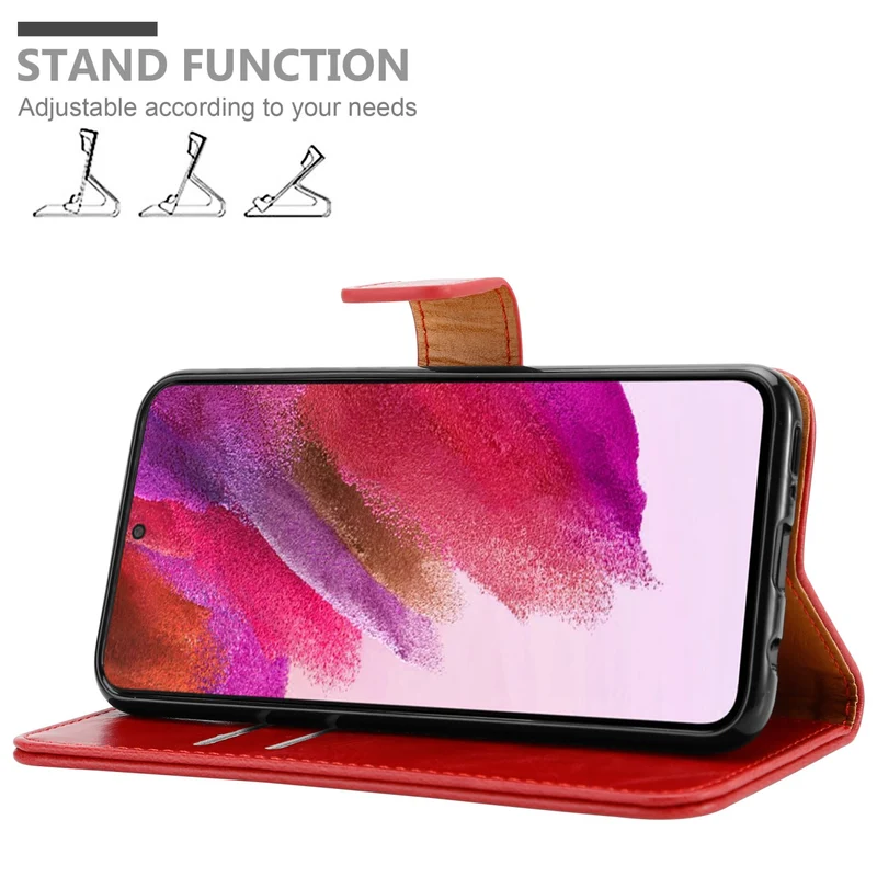 Cadorabo Hülle kompatibel mit Samsung Galaxy S22 PLUS Schutzhülle mit Magnetverschluss, Standfunktion und Kartenfach
