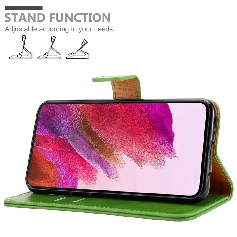 Cadorabo Hülle kompatibel mit Samsung Galaxy S22 PLUS Schutzhülle mit Magnetverschluss, Standfunktion und Kartenfach