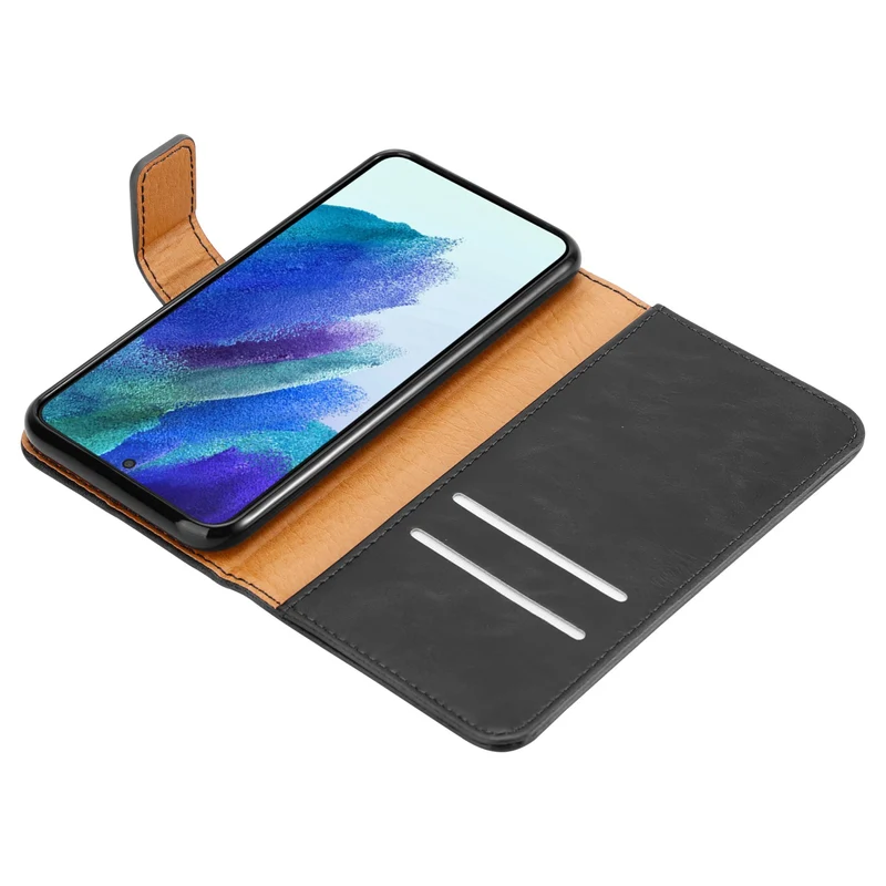 Cadorabo Hülle kompatibel mit Samsung Galaxy S22 Schutzhülle mit Magnetverschluss, Standfunktion und Kartenfach