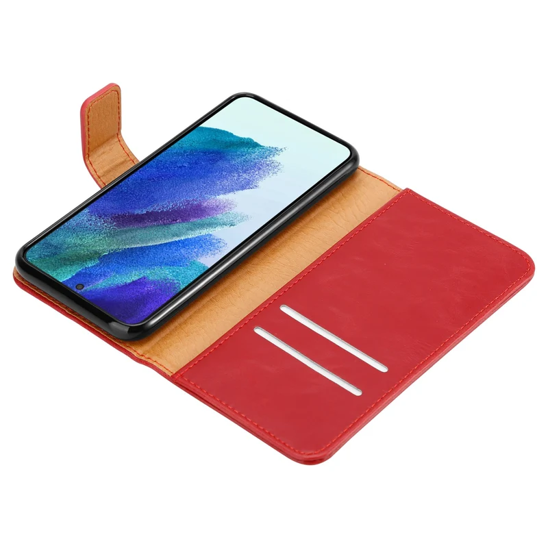 Cadorabo Hülle kompatibel mit Samsung Galaxy S22 Schutzhülle mit Magnetverschluss, Standfunktion und Kartenfach