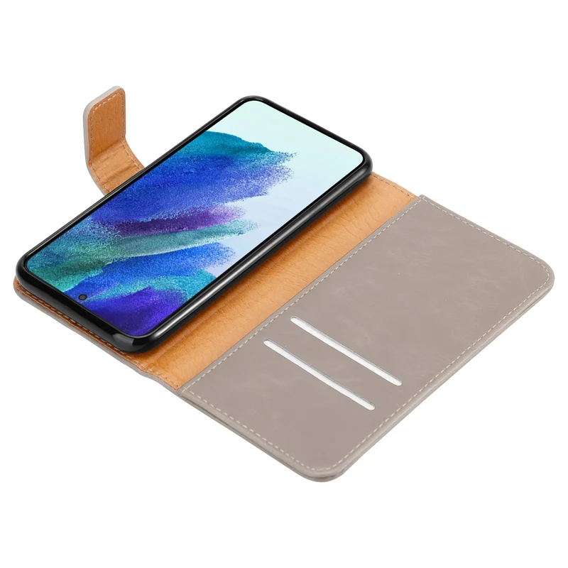 Cadorabo Hülle kompatibel mit Samsung Galaxy S22 Schutzhülle mit Magnetverschluss, Standfunktion und Kartenfach