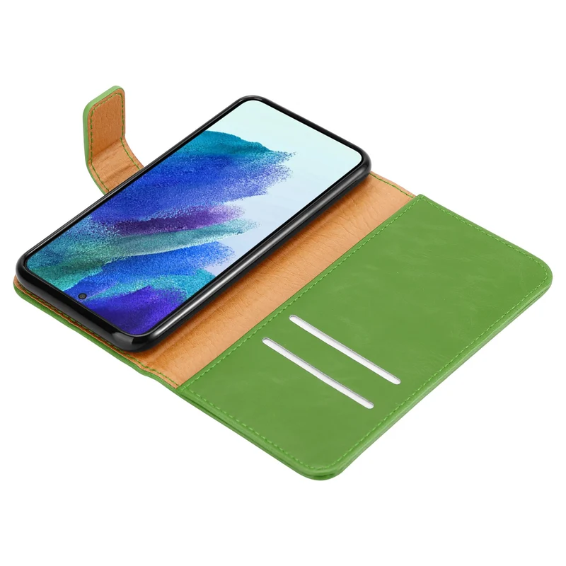 Cadorabo Hülle kompatibel mit Samsung Galaxy S22 Schutzhülle mit Magnetverschluss, Standfunktion und Kartenfach