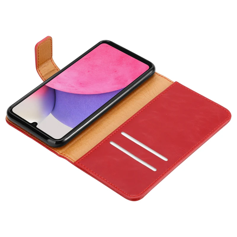 Cadorabo Hülle kompatibel mit Samsung Galaxy A33 5G Schutzhülle mit Magnetverschluss, Standfunktion und Kartenfach