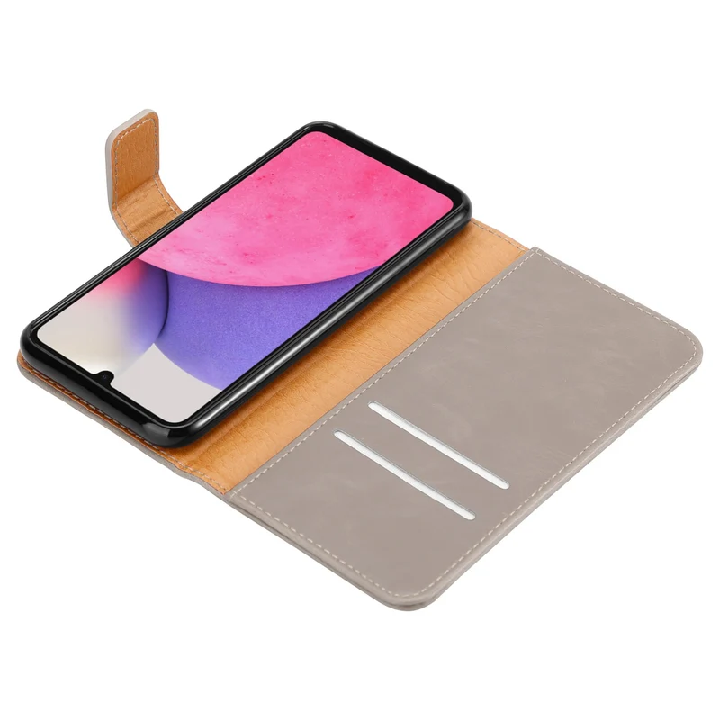 Cadorabo Hülle kompatibel mit Samsung Galaxy A33 5G Schutzhülle mit Magnetverschluss, Standfunktion und Kartenfach