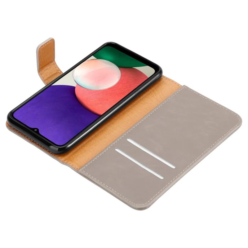 Cadorabo Hülle kompatibel mit Samsung Galaxy A22 5G Schutzhülle mit Magnetverschluss, Standfunktion und Kartenfach