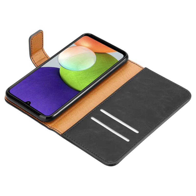 Cadorabo Hülle kompatibel mit Samsung Galaxy A22 4G / M22 / M32 4G Schutzhülle mit Magnetverschluss, Standfunktion und Kartenfach