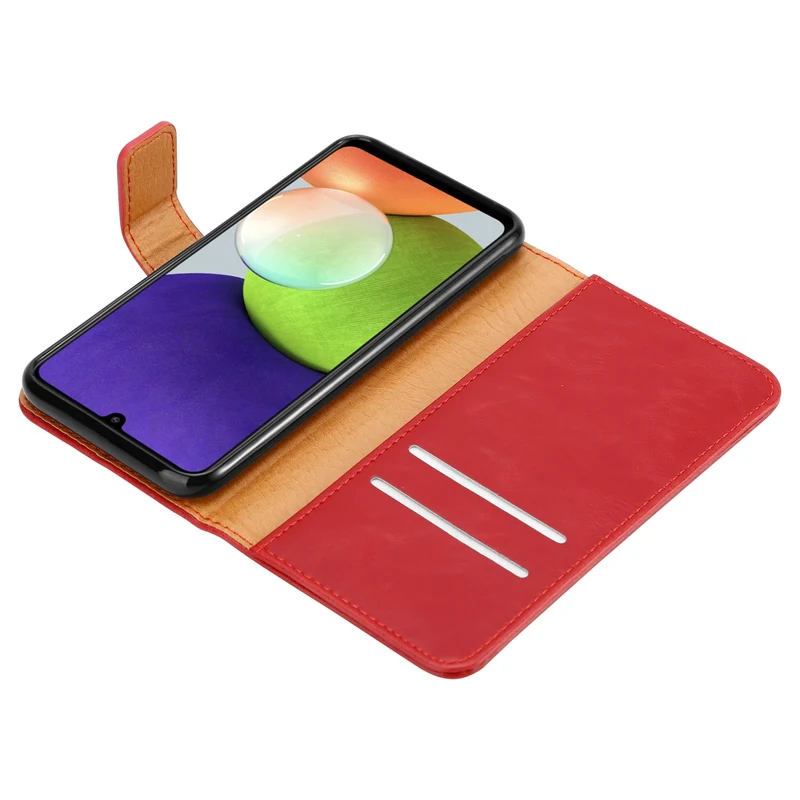 Cadorabo Hülle kompatibel mit Samsung Galaxy A22 4G / M22 / M32 4G Schutzhülle mit Magnetverschluss, Standfunktion und Kartenfach