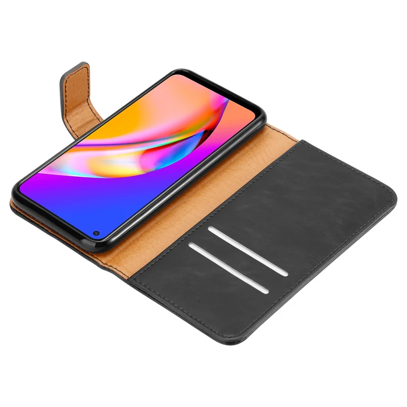 Cadorabo Hülle kompatibel mit Oppo A94 5G Schutzhülle mit Magnetverschluss, Standfunktion und Kartenfach