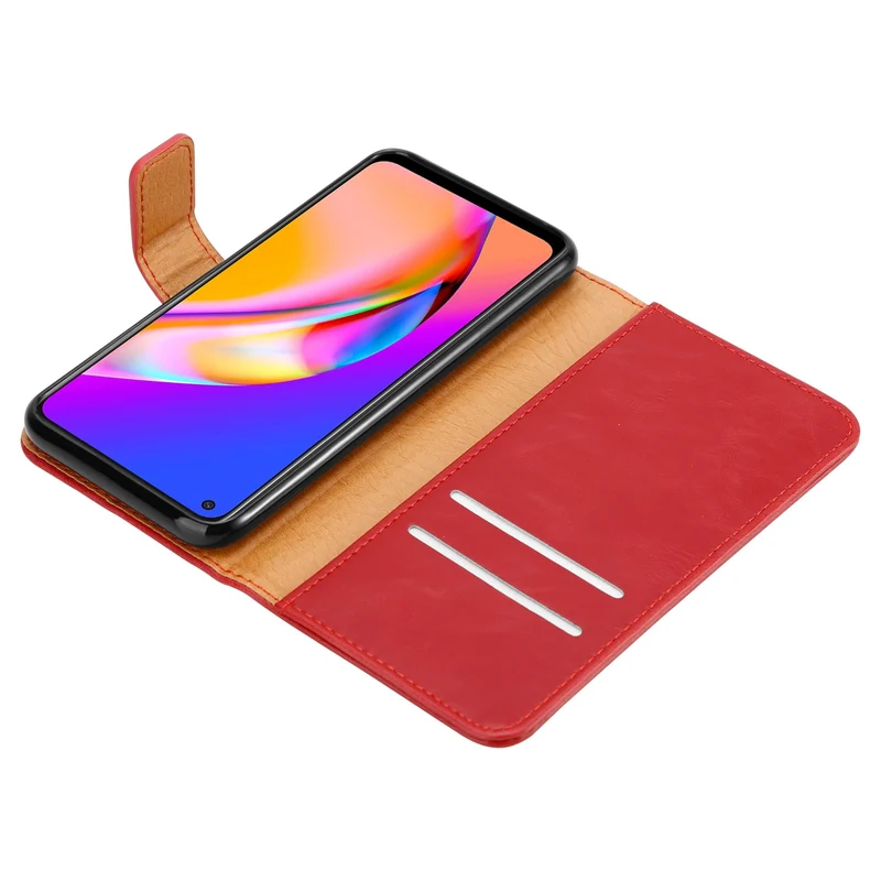 Cadorabo Hülle kompatibel mit Oppo A94 5G Schutzhülle mit Magnetverschluss, Standfunktion und Kartenfach
