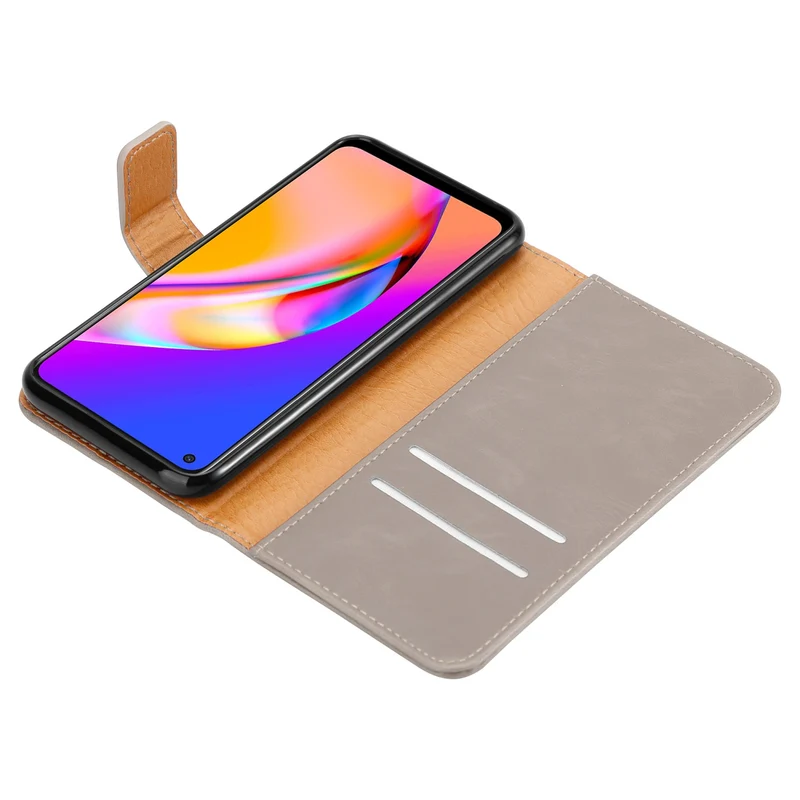 Cadorabo Hülle kompatibel mit Oppo A94 5G Schutzhülle mit Magnetverschluss, Standfunktion und Kartenfach