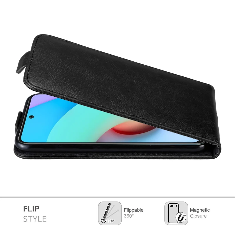 Cadorabo Hülle kompatibel mit Xiaomi RedMi 10 Schutzhülle im Flip Design mit Magnetverschluss