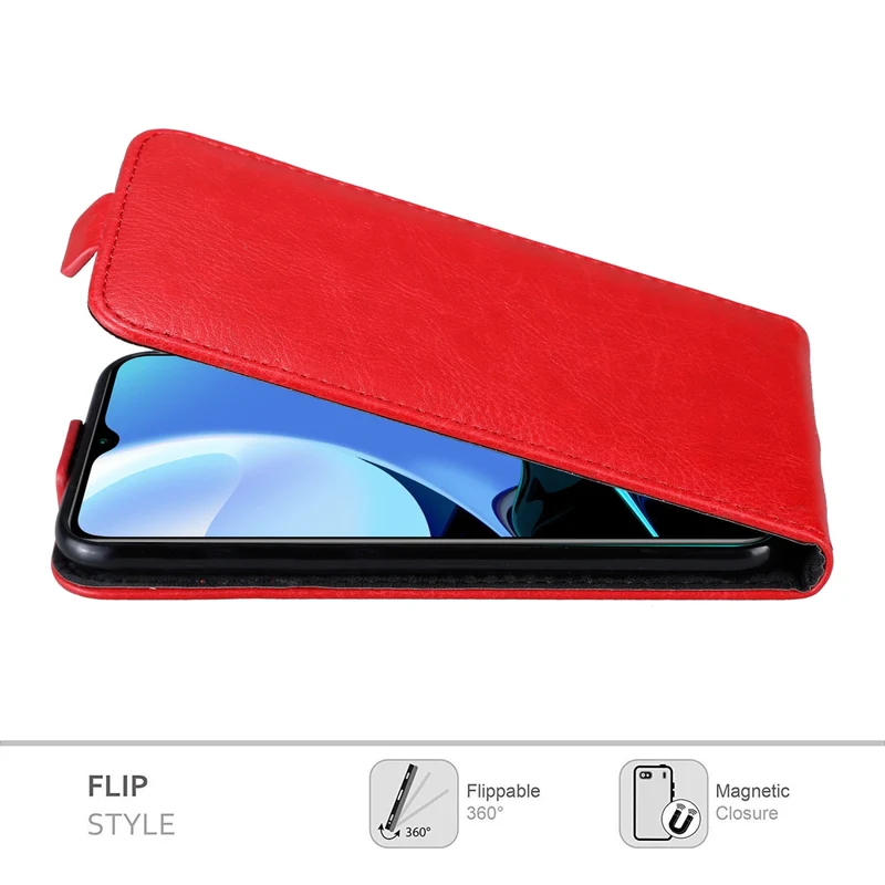 Cadorabo Hülle kompatibel mit Xiaomi RedMi 9T / POCO M3 Schutzhülle im Flip Design mit Magnetverschluss