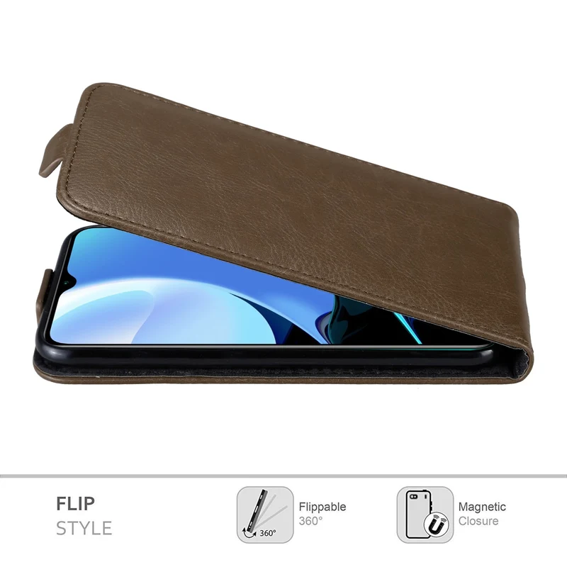 Cadorabo Hülle kompatibel mit Xiaomi RedMi 9T / POCO M3 Schutzhülle im Flip Design mit Magnetverschluss