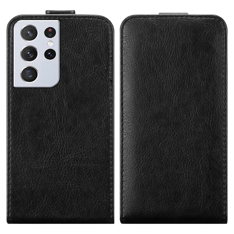 Cadorabo Hülle kompatibel mit Samsung Galaxy S22 ULTRA Schutzhülle im Flip Design mit Magnetverschluss