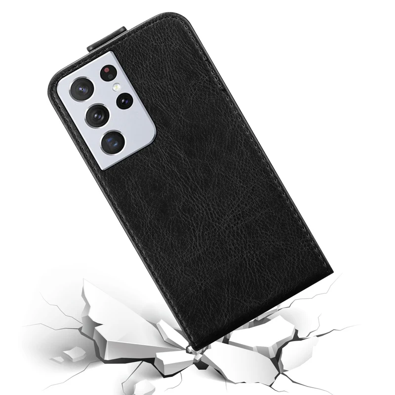 Cadorabo Hülle kompatibel mit Samsung Galaxy S22 ULTRA Schutzhülle im Flip Design mit Magnetverschluss