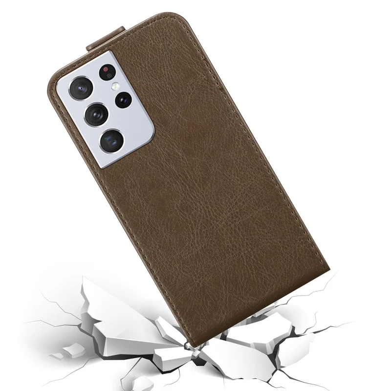 Cadorabo Hülle kompatibel mit Samsung Galaxy S22 ULTRA Schutzhülle im Flip Design mit Magnetverschluss