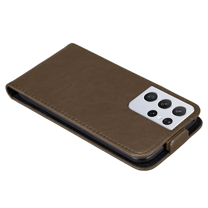 Cadorabo Hülle kompatibel mit Samsung Galaxy S22 ULTRA Schutzhülle im Flip Design mit Magnetverschluss
