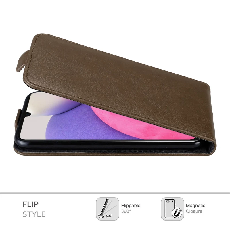 Cadorabo Hülle kompatibel mit Samsung Galaxy A33 5G Schutzhülle im Flip Design mit Magnetverschluss