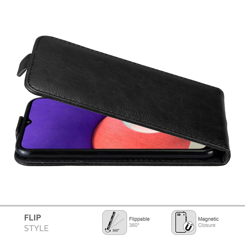 Cadorabo Hülle kompatibel mit Samsung Galaxy A22 5G Schutzhülle im Flip Design mit Magnetverschluss
