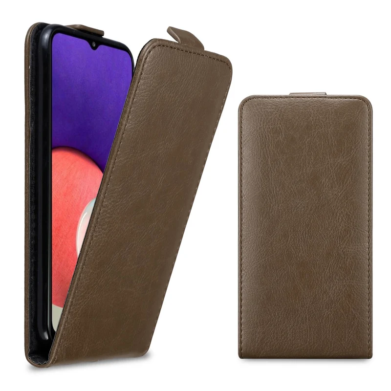 Cadorabo Hülle kompatibel mit Samsung Galaxy A22 5G Schutzhülle im Flip Design mit Magnetverschluss