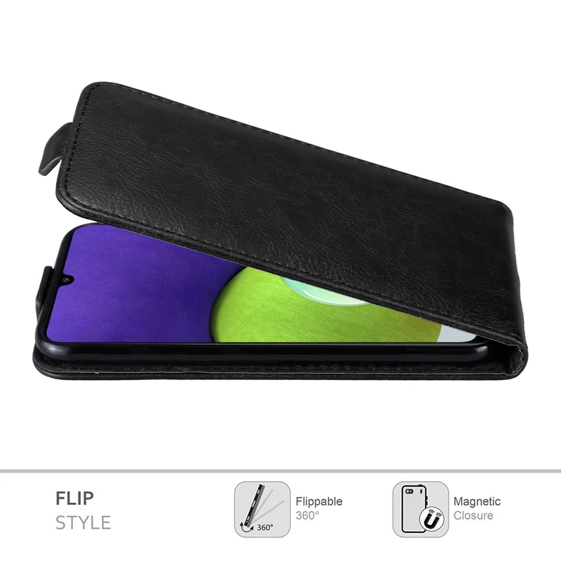 Cadorabo Hülle kompatibel mit Samsung Galaxy A22 4G / M22 / M32 4G Schutzhülle im Flip Design mit Magnetverschluss