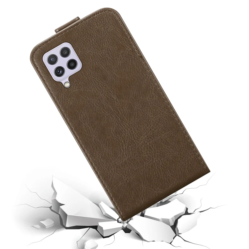 Cadorabo Hülle kompatibel mit Samsung Galaxy A22 4G / M22 / M32 4G Schutzhülle im Flip Design mit Magnetverschluss