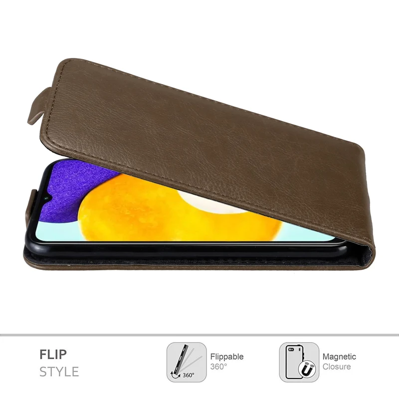 Cadorabo Hülle kompatibel mit Samsung Galaxy A13 5G Schutzhülle im Flip Design mit Magnetverschluss