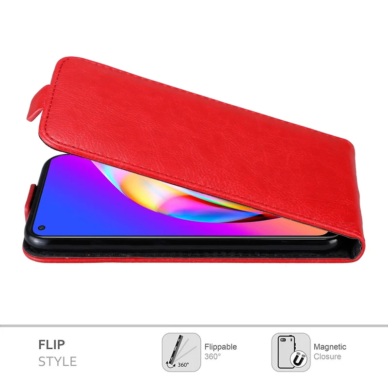 Cadorabo Hülle kompatibel mit Oppo A94 5G Schutzhülle im Flip Design mit Magnetverschluss