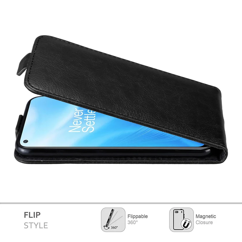 Cadorabo Hülle kompatibel mit OnePlus Nord N200 5G Schutzhülle im Flip Design mit Magnetverschluss