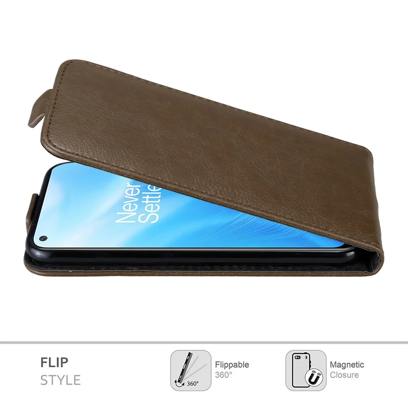 Cadorabo Hülle kompatibel mit OnePlus Nord N200 5G Schutzhülle im Flip Design mit Magnetverschluss
