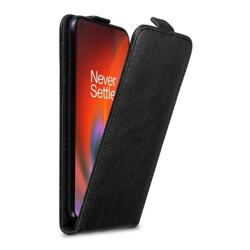 Cadorabo Hülle kompatibel mit OnePlus Nord 2 5G Schutzhülle im Flip Design mit Magnetverschluss
