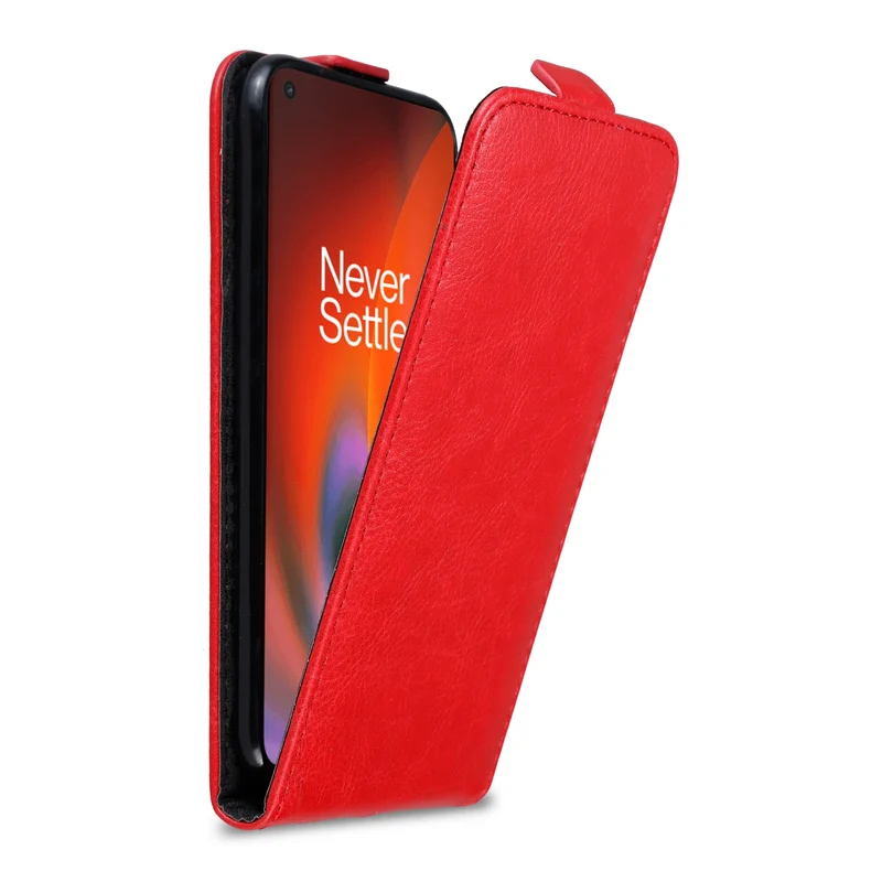 Cadorabo Hülle kompatibel mit OnePlus Nord 2 5G Schutzhülle im Flip Design mit Magnetverschluss