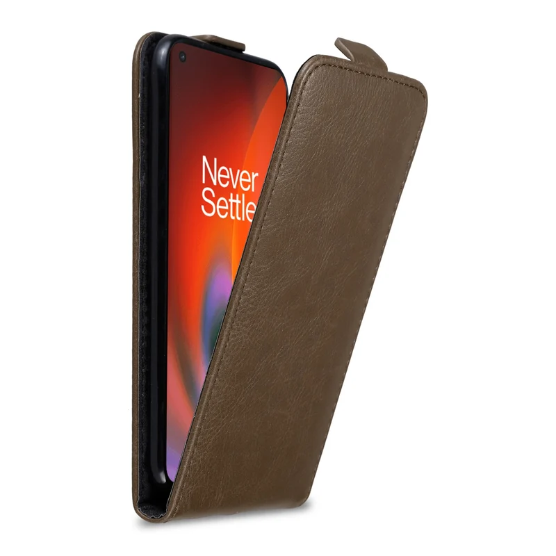 Cadorabo Hülle kompatibel mit OnePlus Nord 2 5G Schutzhülle im Flip Design mit Magnetverschluss