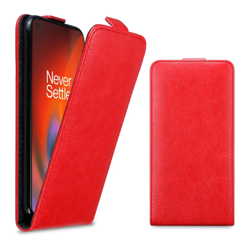 Cadorabo Hülle kompatibel mit OnePlus Nord 2 5G Schutzhülle im Flip Design mit Magnetverschluss
