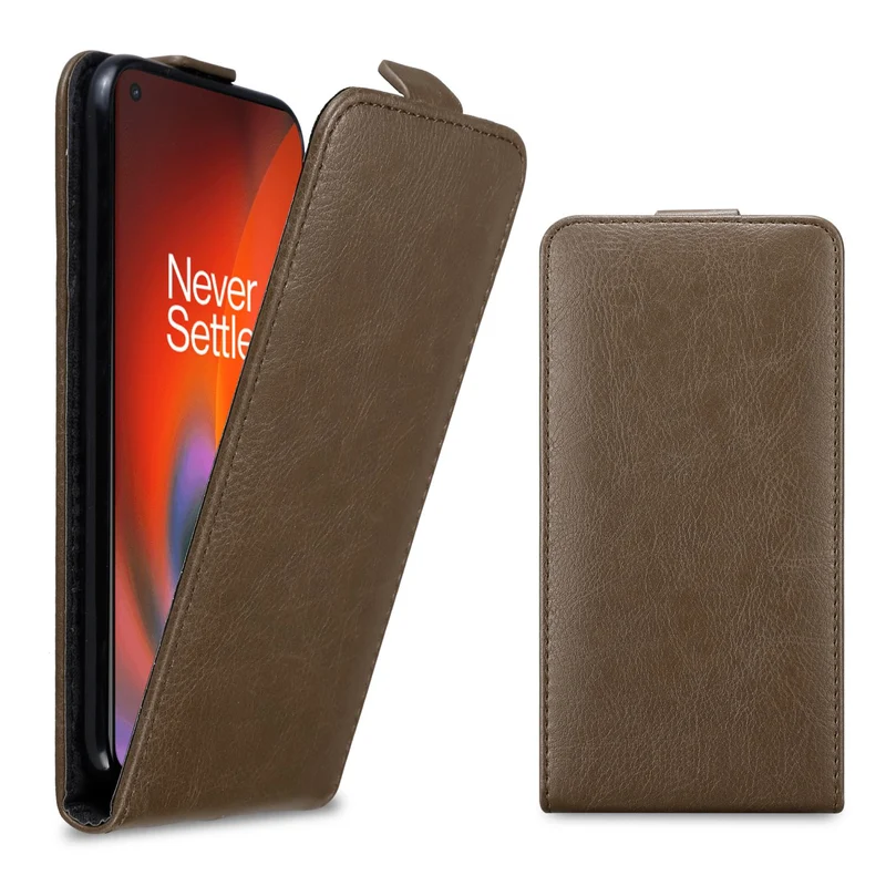 Cadorabo Hülle kompatibel mit OnePlus Nord 2 5G Schutzhülle im Flip Design mit Magnetverschluss